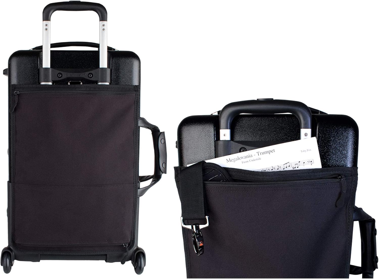 Protec Micro ZIP Triple Trumpet Case with Wheels, Black, Model BLT301T