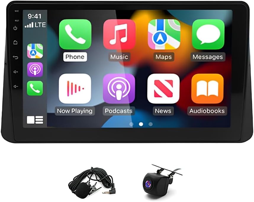 10 Inches IPS Car Stereo Radio for Altima VI L34 2018-2021,Built-in CarPlay &Android Auto Android 13 Stereo,Support WiFi GPS Bluetooth AHD Backup Camera Mic,SWC/AV in/FM/AM Radio Receiver