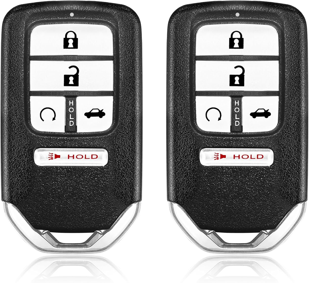 Car Key Fob Remote Keyless Entry Control CWTWB1G0090 433MHz 5 Button Replacement for 2018-2022 Honda Accord 2.0EX-L EX Tour - 2 Pack