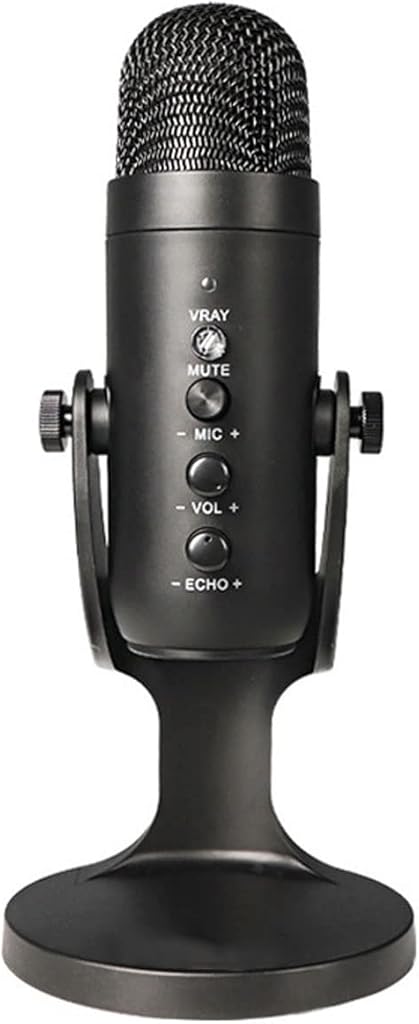 Mini USB Microphone, Precise Supercardioid Pickup Pattern, Professional Recording Quality, 320° Adjustable Shock Mount