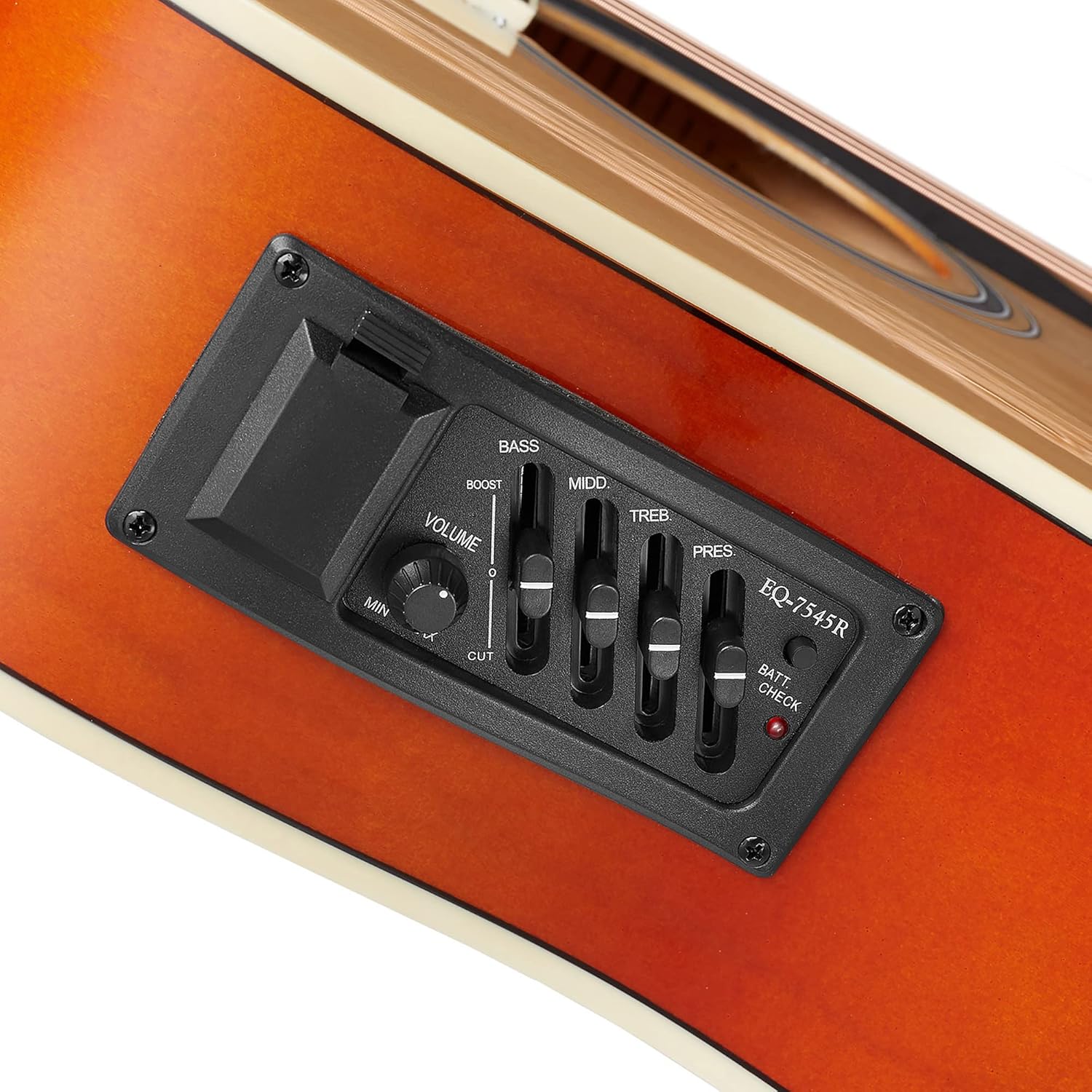 Ashthorpe Full-Size Dreadnought Acoustic Electric Guitar Package with 10 Watt Amp - Natural