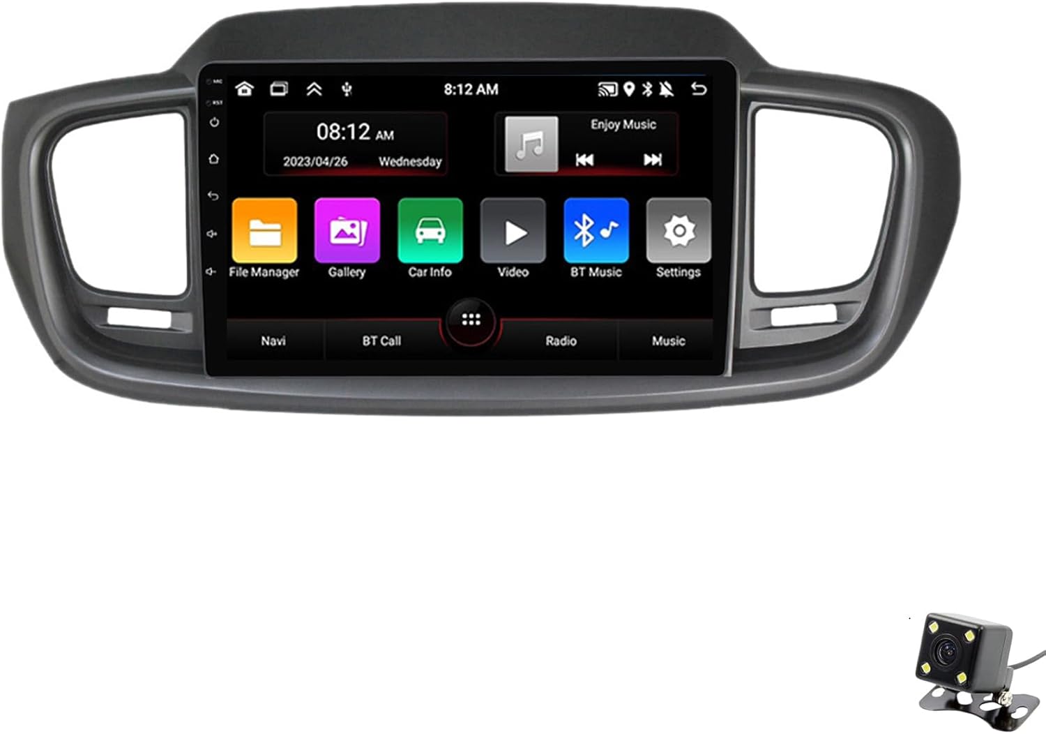 ADMLZQQ Double Din Car Stereo Multimedia with Bluetooth and 9