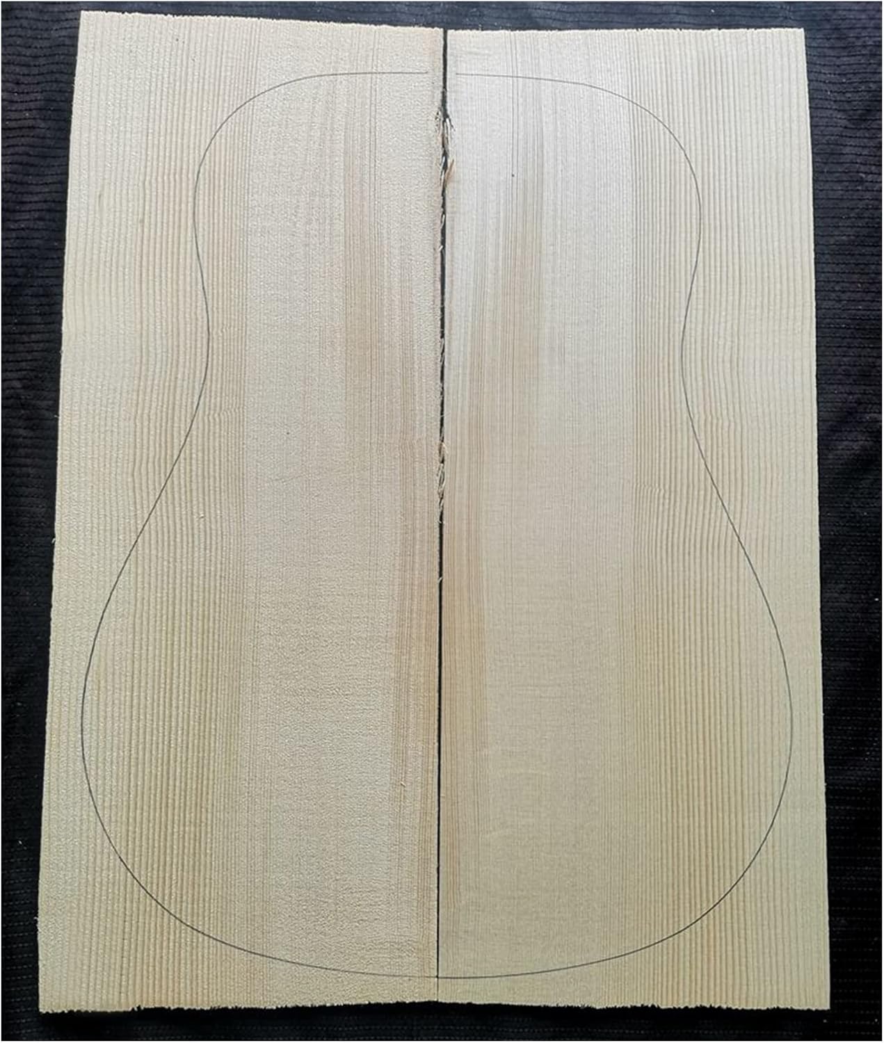 FLFL Guitar Spruce Panel White Pine Production Full Veneer Guitar Material Unfinished Guitar Kit