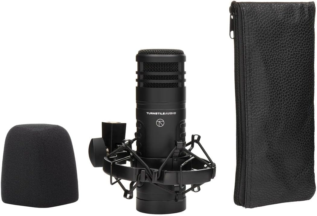 Focusrite Scarlett 2i2 4th Gen USB Audio Interface with Software, Bundle Hyper-Cardioid Dynamic Mic, Broadcast Arm w Springs & Integrated 10' XLR Cable, Studio Monitor Headphones, Pop Filter