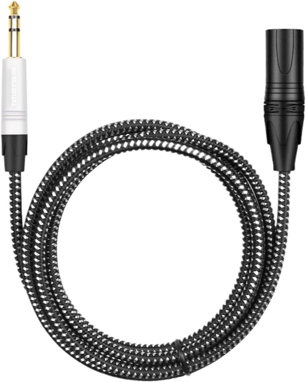 6.5mm Audio To XLR Male Audio Cable 1/4 inch TRS to 3-pin XLR Balanced Microphone Mixer Speaker Mic Guitar Audio Cable(1m)