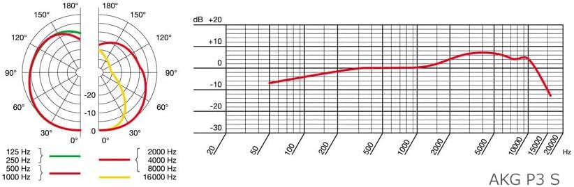 AKG Pro Audio P3S High-Performance Cardioid Dynamic Vocal Microphone with On/Off Switch, XLR Connector, Professional Studio & Live Performance Cardioid Mic for Live Vocals, and Recording, Black