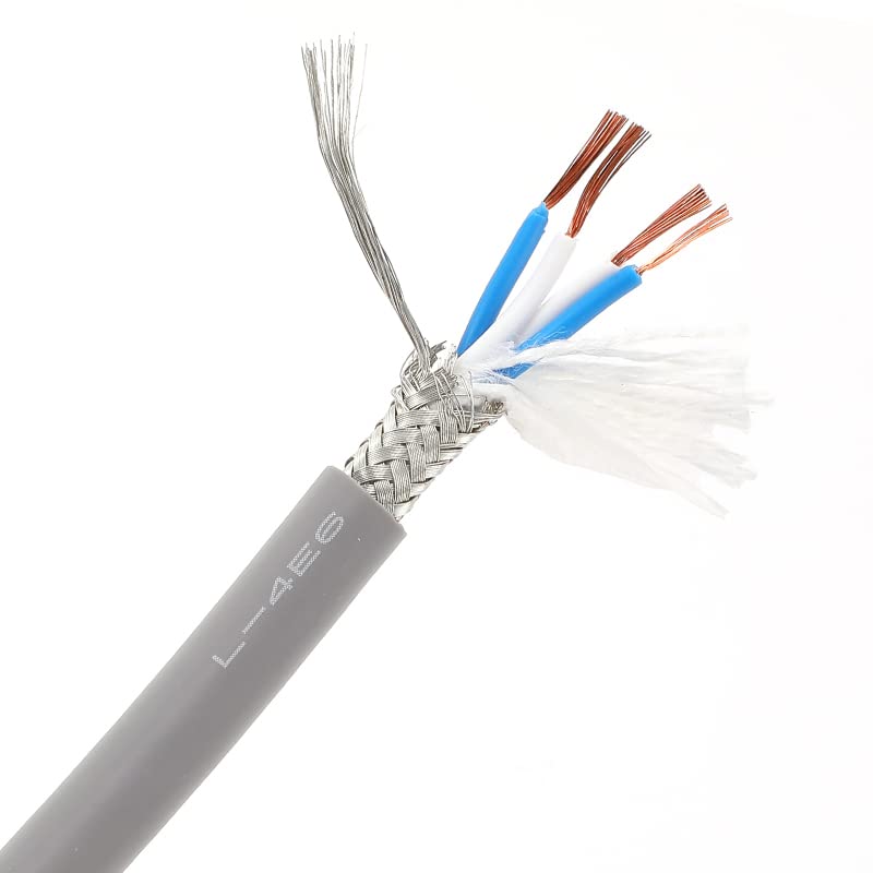 DIY Customized Line Audio Microphone XLR Cable, CANARE L-4E6 Wires NEUTRIK Silver-Plated 3 Pin XLR Male Female Plug, for Mixer Microphone Condenser Connection Extension Cable (10 Meters/Pack)