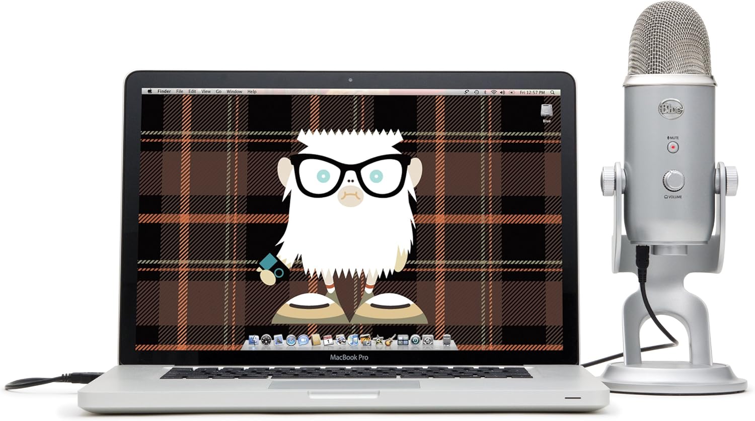 Blue Yeti USB Microphone, Silver (Renewed)