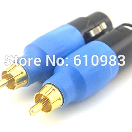 10 X RCA Male to XLR Plug Male pin Adaptor + 3 Pin XLR Female to RCA Plug Adapter Audio Connector