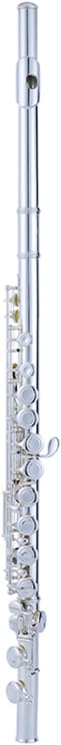 Professional Flute Flute Wind Instrument White Copper Key E Key Split C Key Silver Plated 16 Closed Holes For Beginners To Play