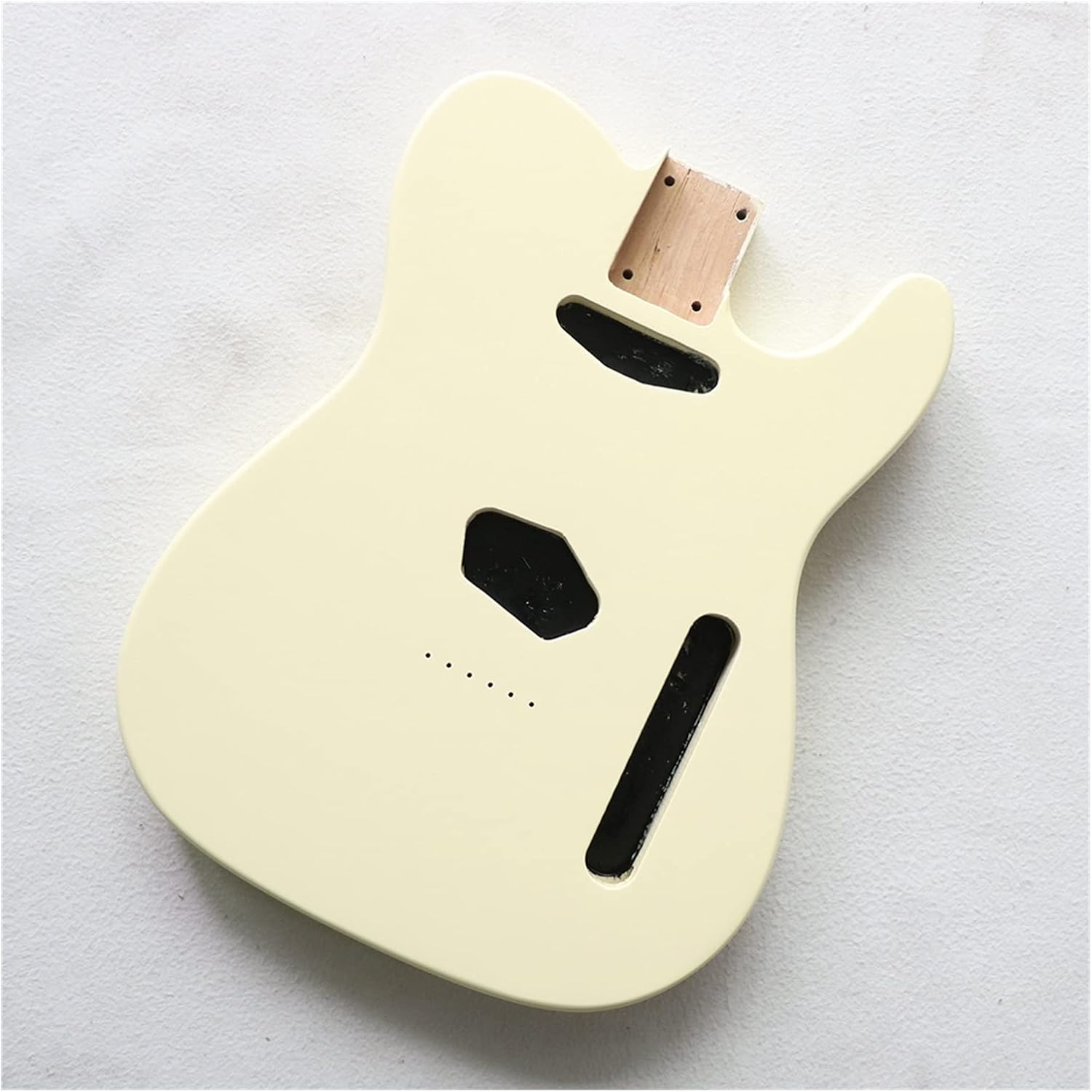 Unfinished Guitar Body DIY Guitar Body Red Poplar Retro Yellow Body Nitrocellulose Lacquer Matte Accessories Guitar DIY Accessory