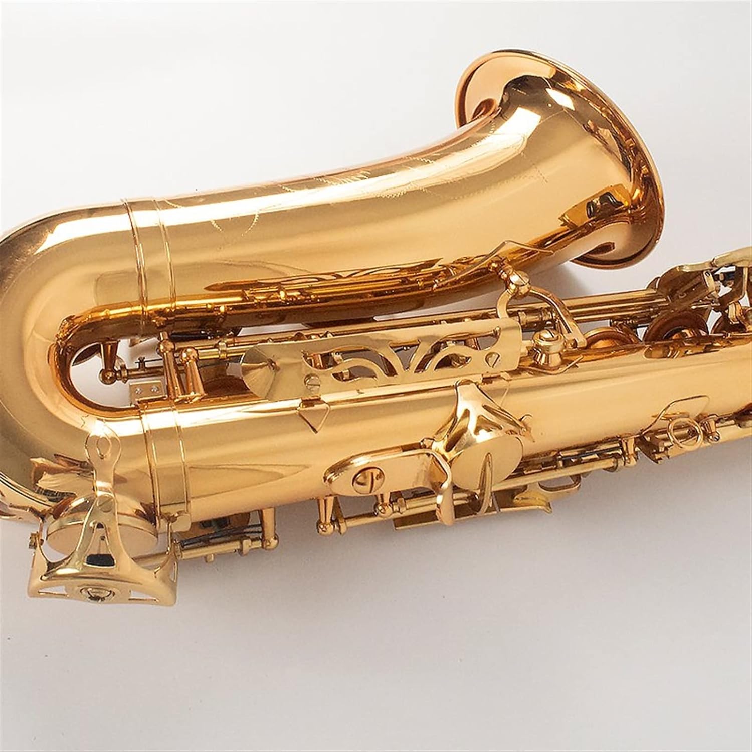 E-Flat EB Alto Saxophone Gold Keys Saxophone Woodwind Instrument with Case
