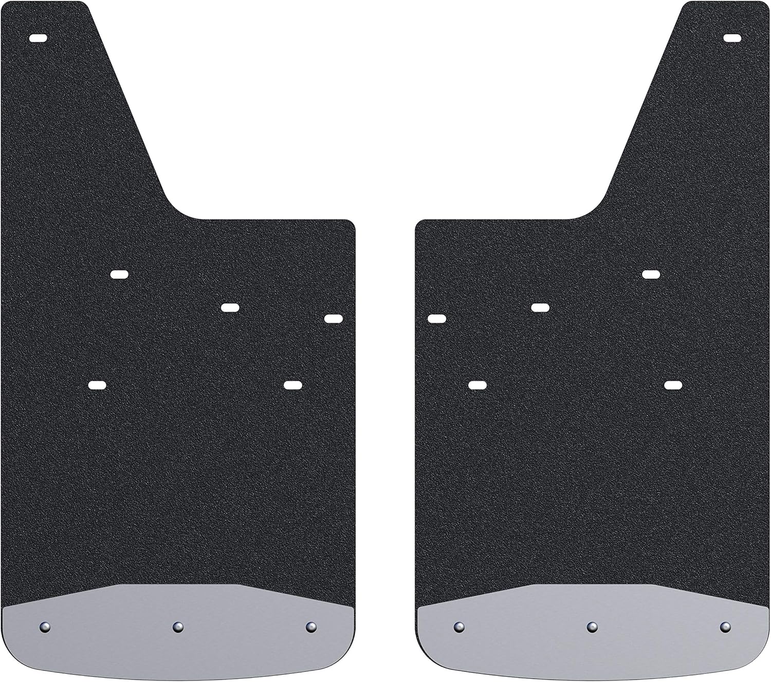 LUVERNE 251451 Rear 12-Inch x 23-Inch Textured Rubber Mud Guards, Select Chevrolet Silverado, GMC Sierra 2500, 3500 HD