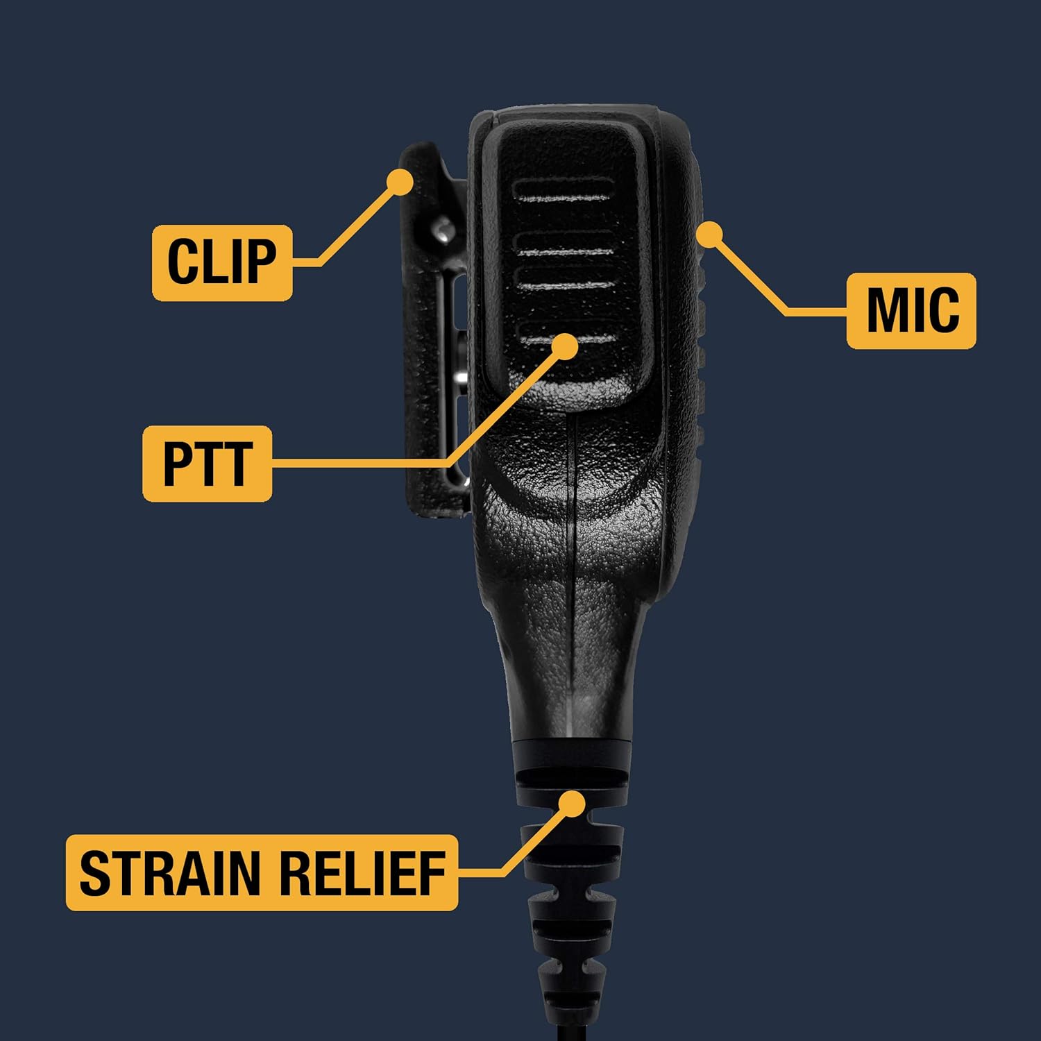 SHEEPDOG MICROPHONES SD20-MT9 Police Remote Shoulder Speaker Microphone, Compatible with Motorola APX 4000 APX 6000 APX 6000XE APX 7000 APX 8000 XPR 7550 and XPR 7550e Two Way Radios