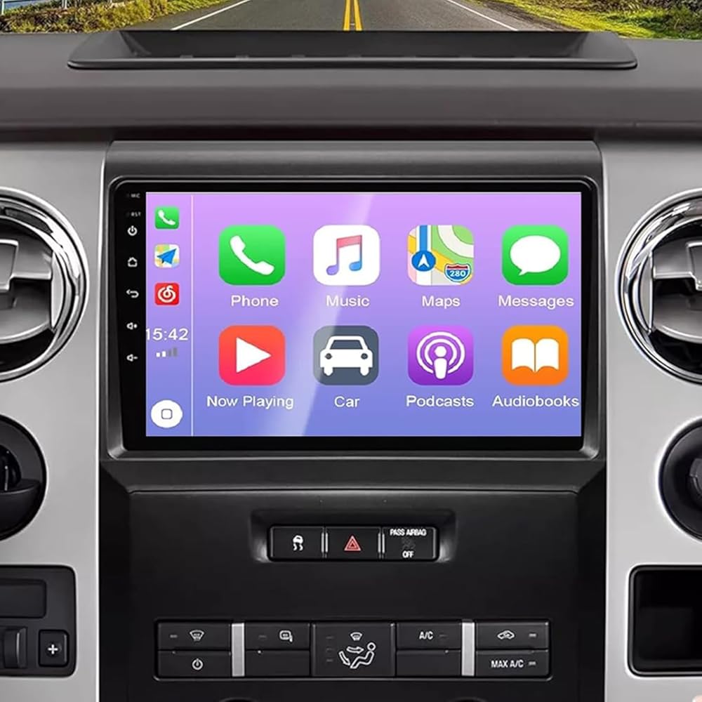 Car Stereo for Ford F150 F-150 2009 2010 2011 2012 2013 2014 with Apple CarPlay Android Auto, 9