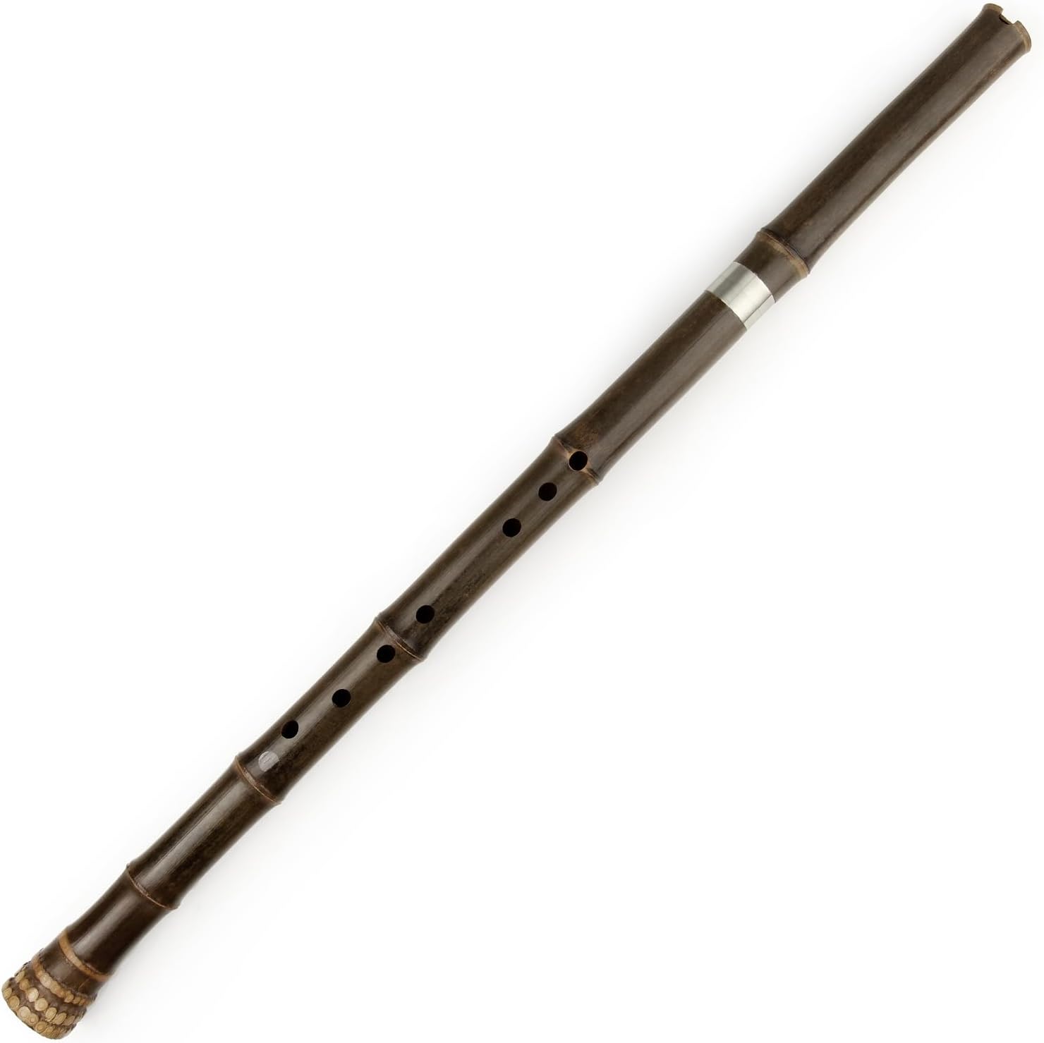 Key G Brown Vertical Bamboo Flute Traditional Chinese Musical Instrument XIAO