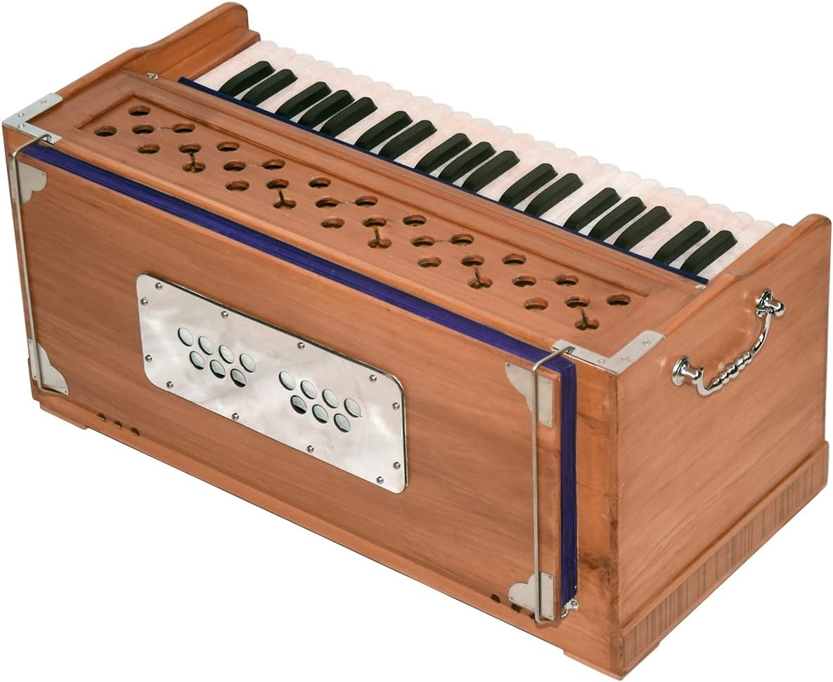 Bhava Studio Harmonium | Standard Edition | 42 Key | Professionally Tuned & Refined in the U.S~ Handmade in India, Ethically Sourced | Long Sustain and Warm Tonality