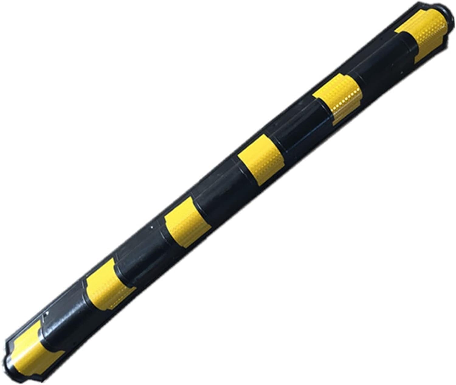 Accessories Car Parking Protector Wall Corner Guard for Parking Garages Arc Parking Rubber Column with Reflective Strip 1cm Thick(2pcs-120cm)