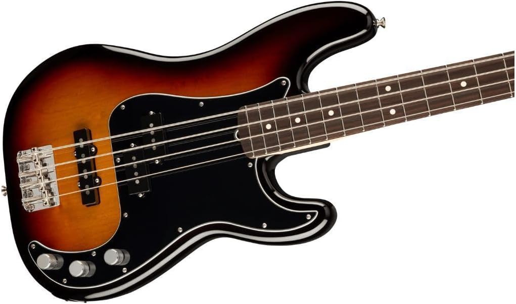 Fender American Performer Precision Bass, 3-Color Sunburst, Pau Ferro Fingerboard