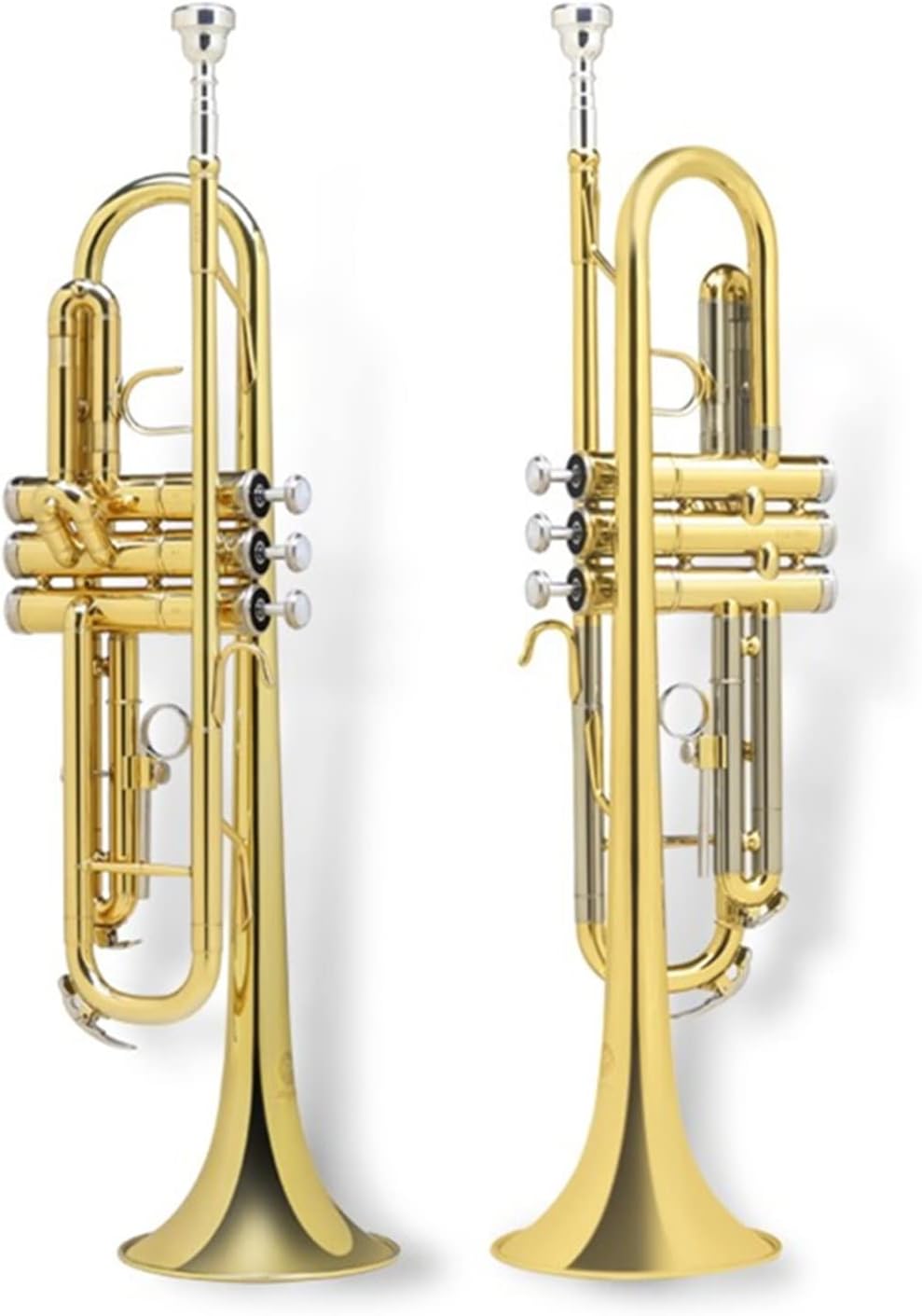 KESHUO B-Flat Trumpet Musical Instrument Brass Beginner Exam Band Playing Children Adult Trumpets