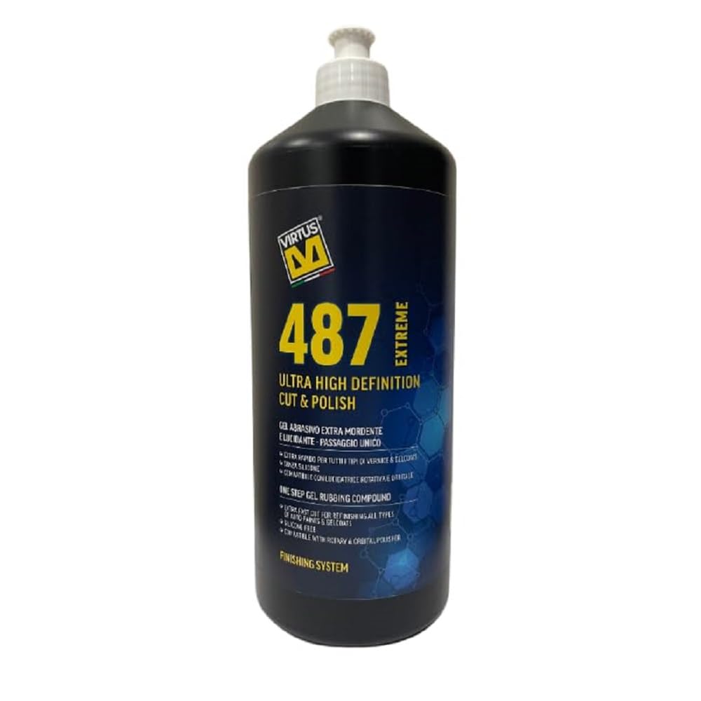 Allchem: Virtus Cut and Polish Compounds (Virtus: 487 UHD Extreme One-Step Cut & Polish (1 Liter))