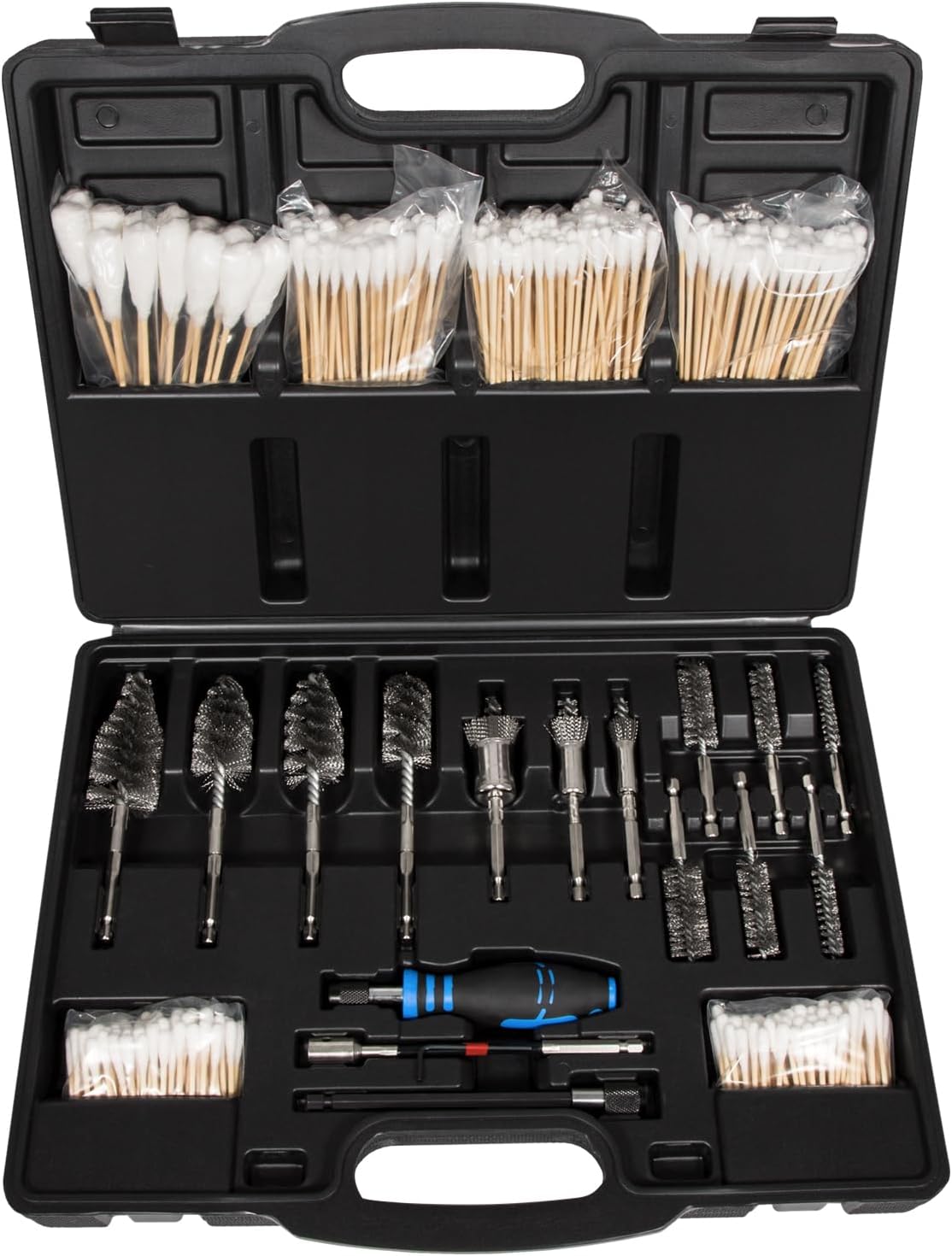 Bonbo Diesel Injector-Seat Cleaning Kit 8090S Premium Stainless Steel Helix Brushes, Two-Stage Brushes, Bore Brushes Kit