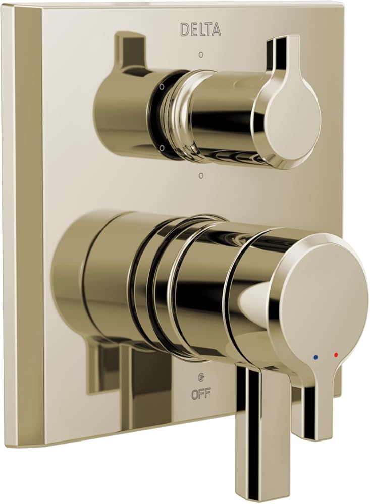 Delta Faucet T27999-PN-PR Pivotal Diverter, Lumicoat Polished Nickel