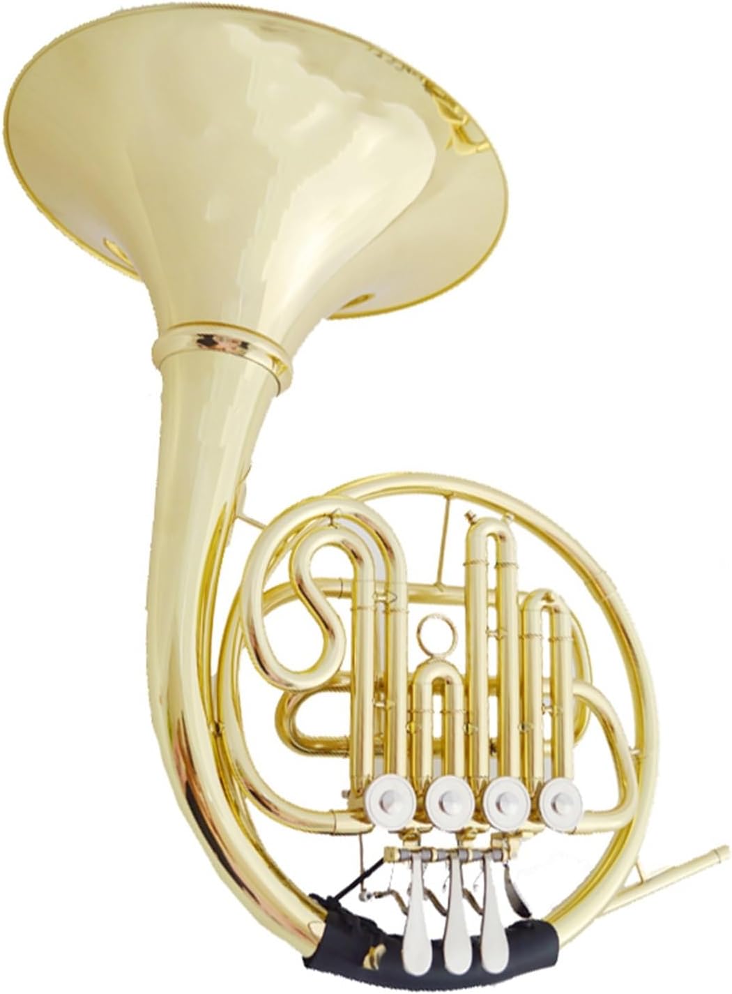 4 Key French Horn Single Row French Horn In B Flat Key For Beginners To Play Four Keys(Four buttons)