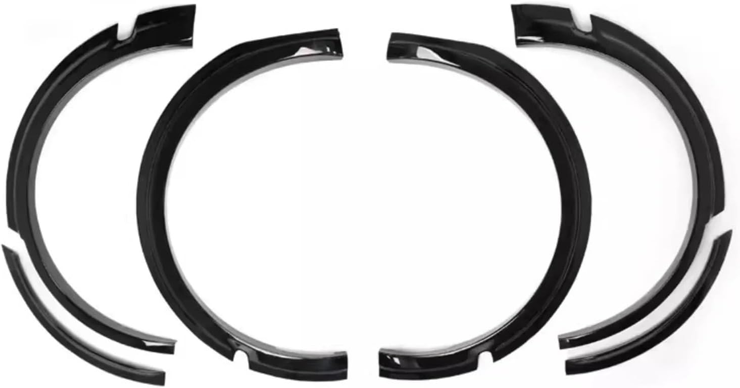 Body Kit Gloss Black Wheel Eyebrow Compatible For Tesla Model Y 2019-2024 Convert Wide Fender Trim Body Kit Car Accessories