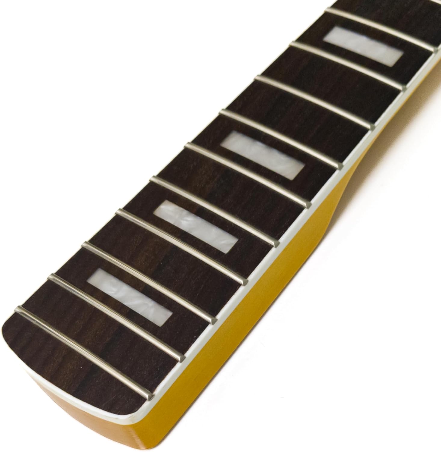 20 Frets Maple 4-String Bass Guitar Neck for Fender Jazz Bass, Rosewood Fingerboard, 38mm Nut, Adjustable Truss Rod, Gloss Finish