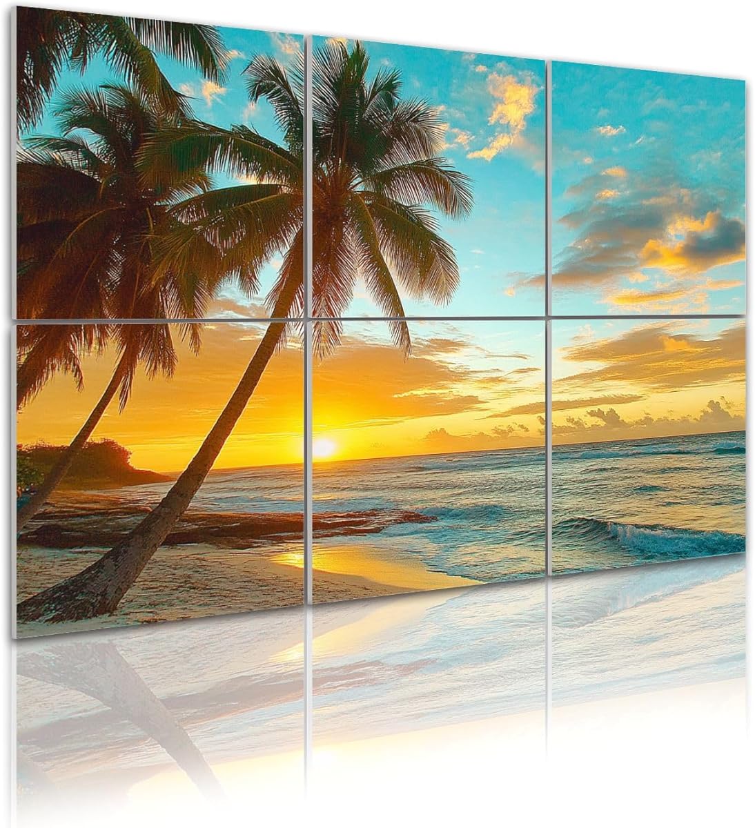 6 Pack Art Acoustic Panels Barbados Sound Absorbing Panel 48