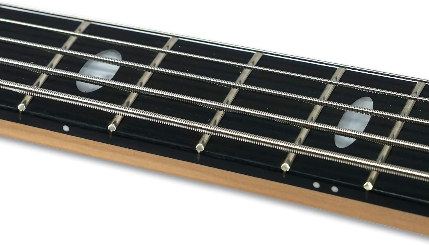 TARIO 5 String Electric Bass Guitar Millettia Laurentii+Okoume body maple neck