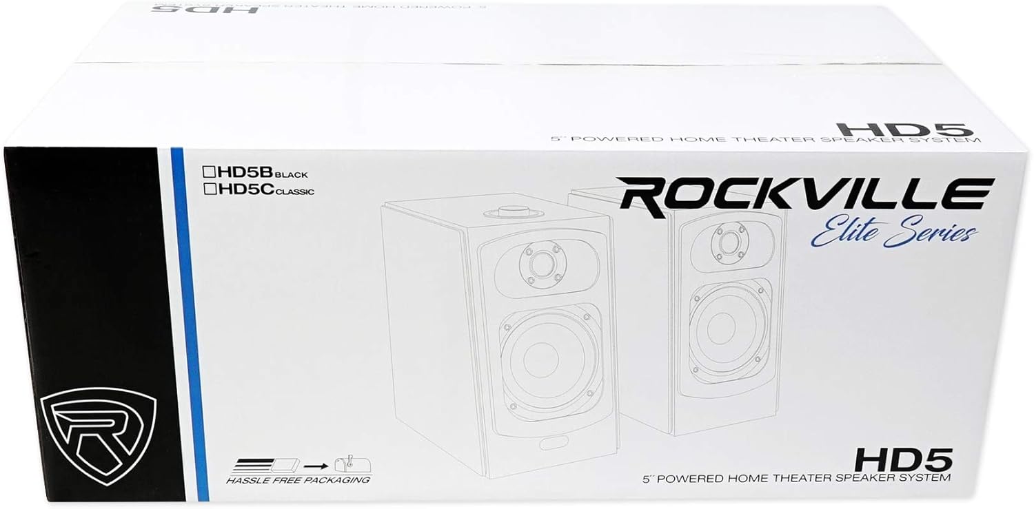 Rockville Pair HD5 5