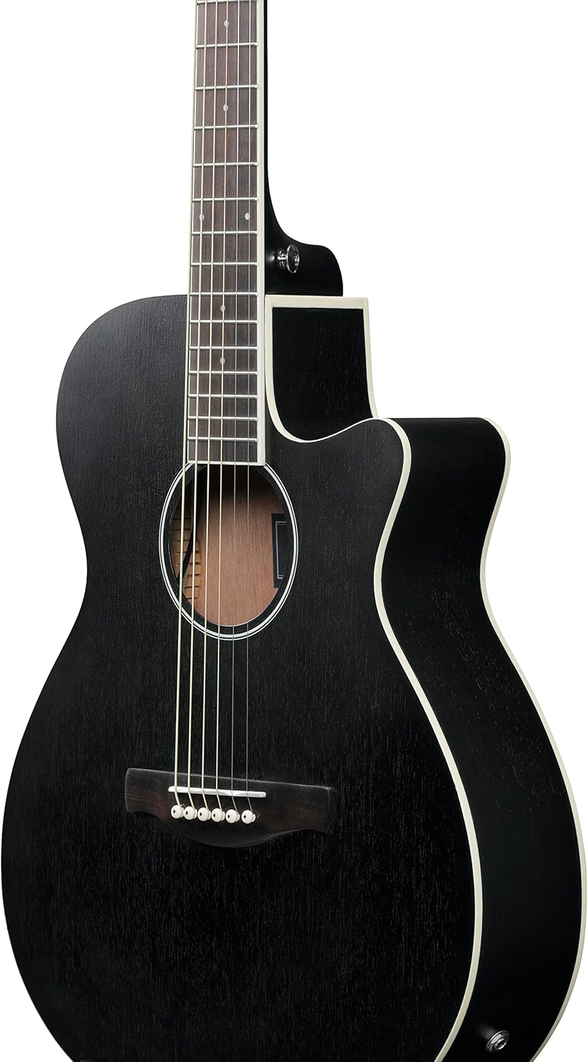 Ibanez AEG7MHWK Acoustic-electric Guitar - Weathered Black