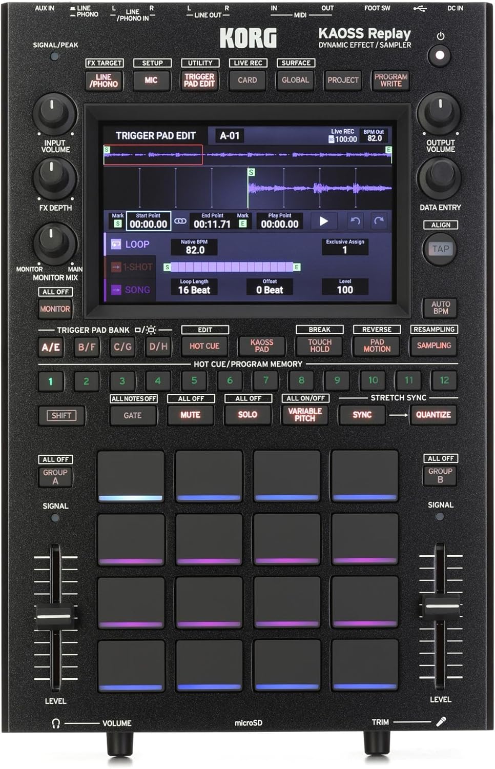 Korg KAOSS Replay Dynamic Effects & Sampler