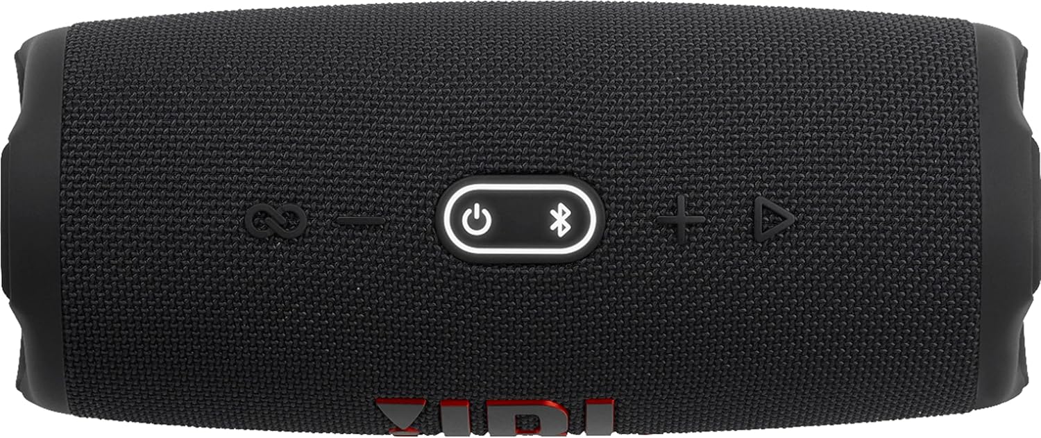 JBL Charge 5 - Portable Bluetooth Speaker with Megen Hardshell Travel Case with IP67 Waterproof and USB Charge Out (Black)