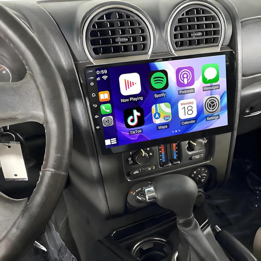 Android 13 Double Din Car Stereo Upgrade Radio for GMC Envoy 2002-2006, 10.1