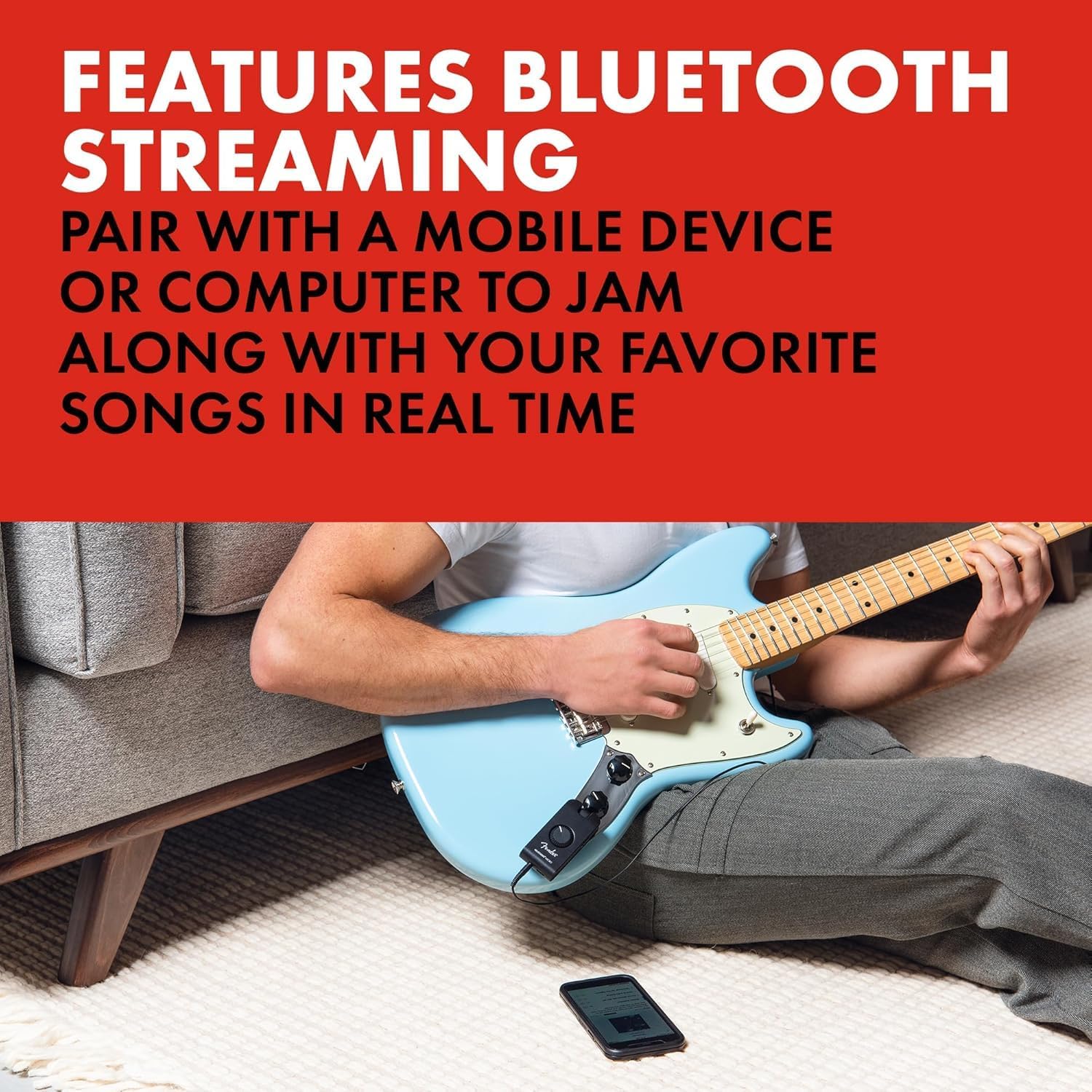 Fender Education Bundle with Champion II 25 Guitar Amplifier, 25 Watts (2X) + Rumble 25 v3 Bass Combo Amp, Black (2X) + Mustang Micro Headphone Amp (6X) + PreSonus HD5 Headphones, Wired (6X)