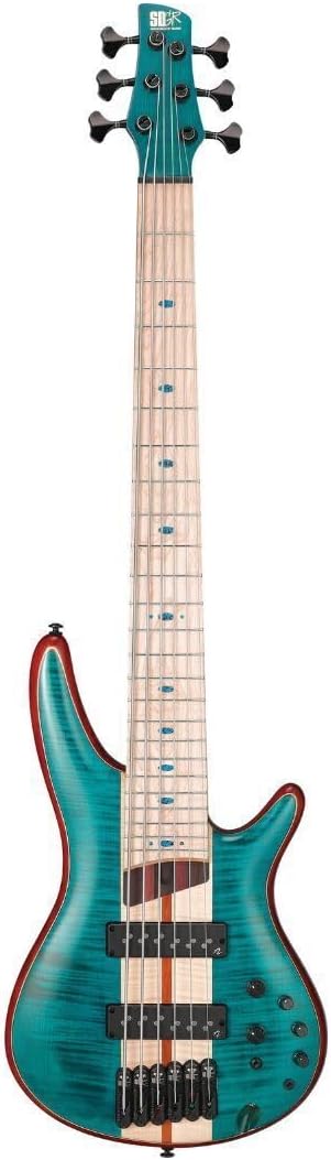 Ibanez SR Premium 6-string Electric Bass - Caribbean Green Low Gloss