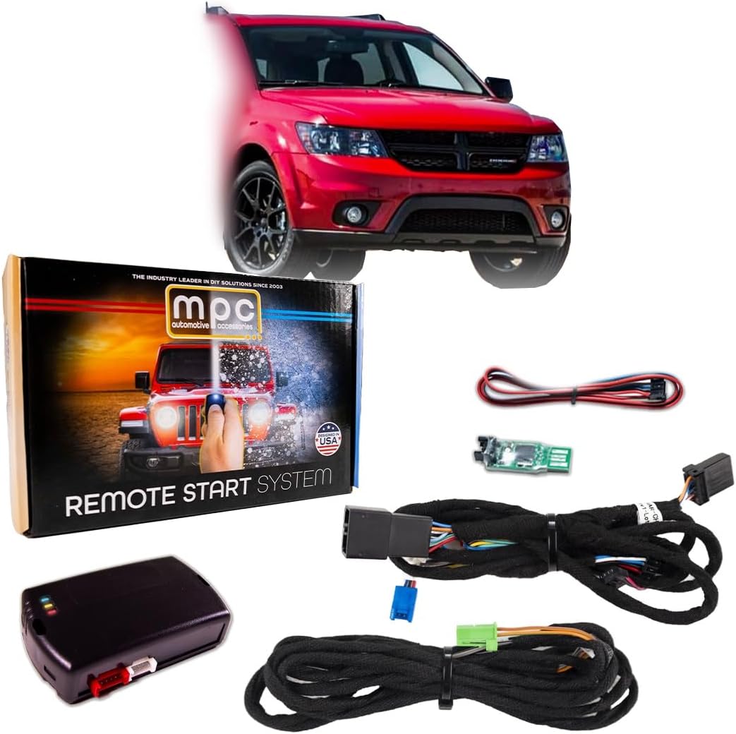 MPC Remote Start for 2018-2020 Dodge Journey |Gas| |Push to Start| |Plug N Play| Uses Factory Key Fob
