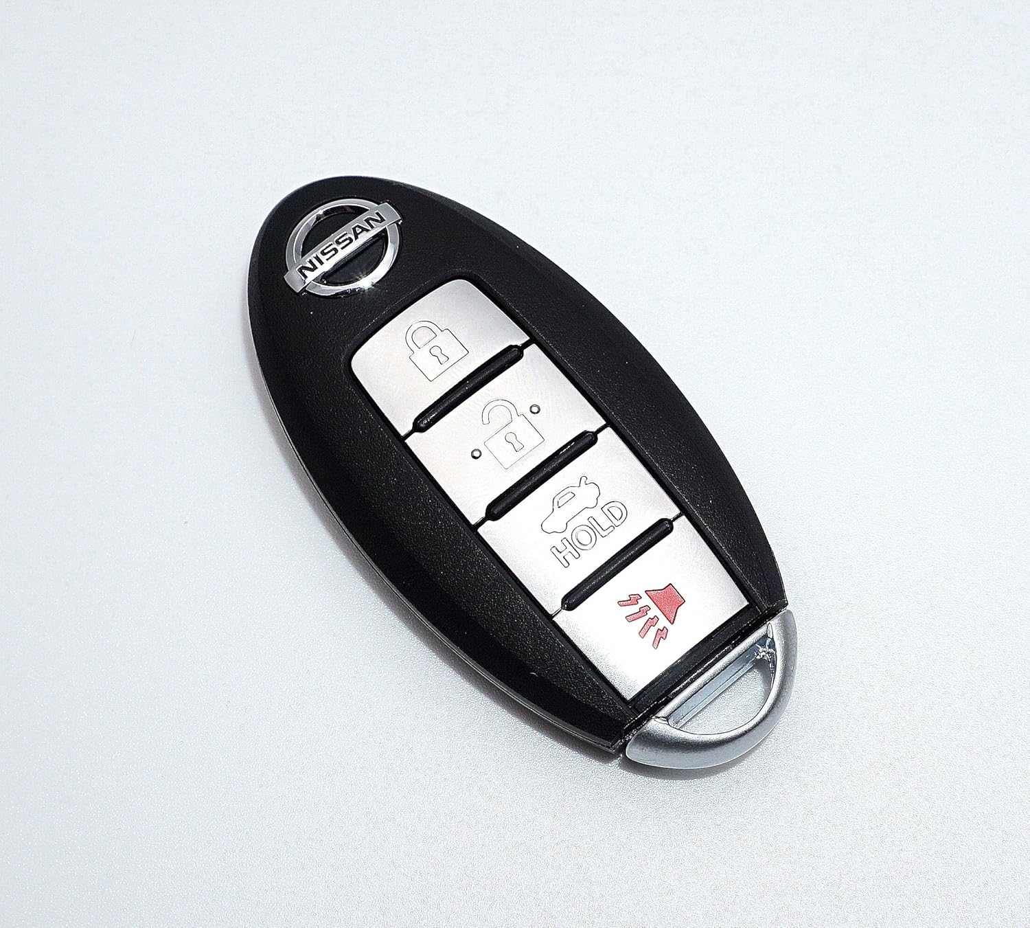 Nissan Sentra 2013-2015 Smart Key Keyless Remote Entry Fob CWTWB1U840 (Black, 4 Buttons, Plastic, Passenger Car)