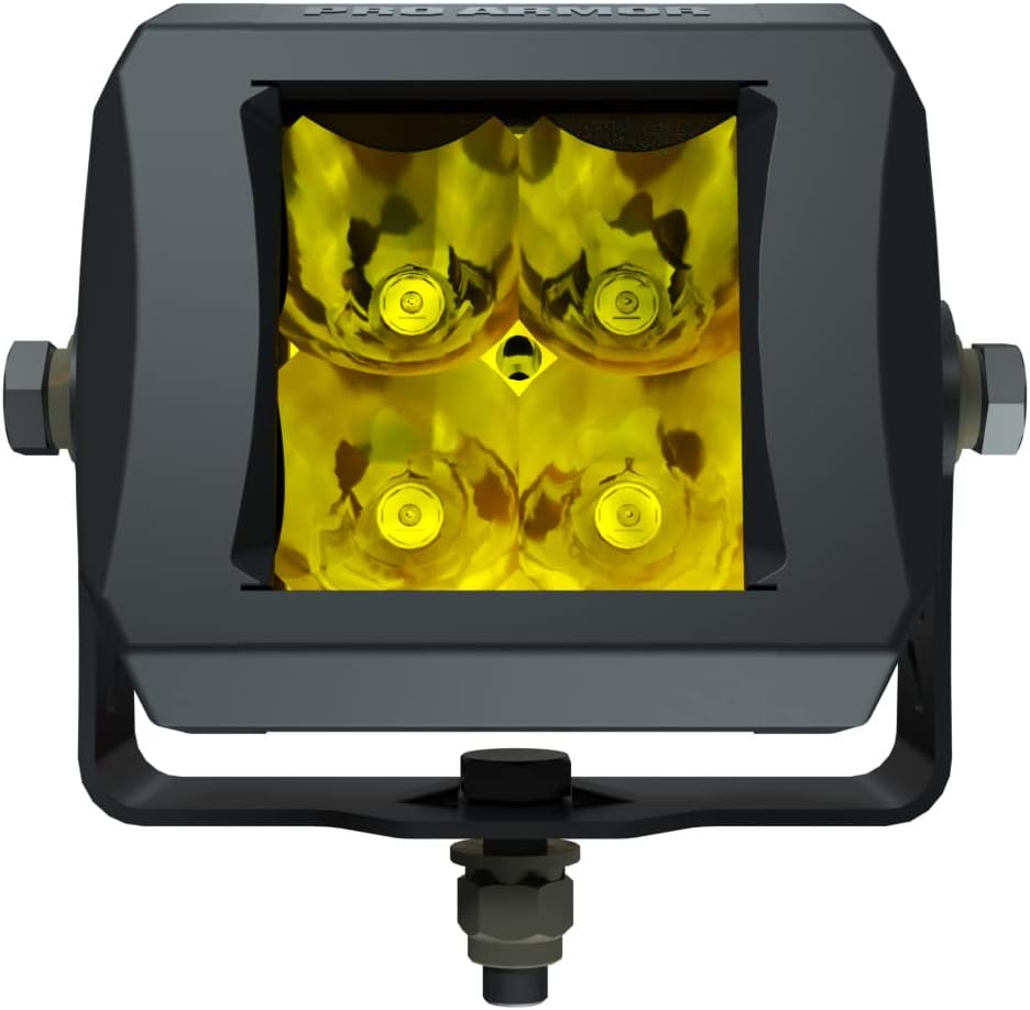 Polaris 2889795 Pro Armor 2x2 Cube LED Amber Spot Light Xpedition XP ADV OEM