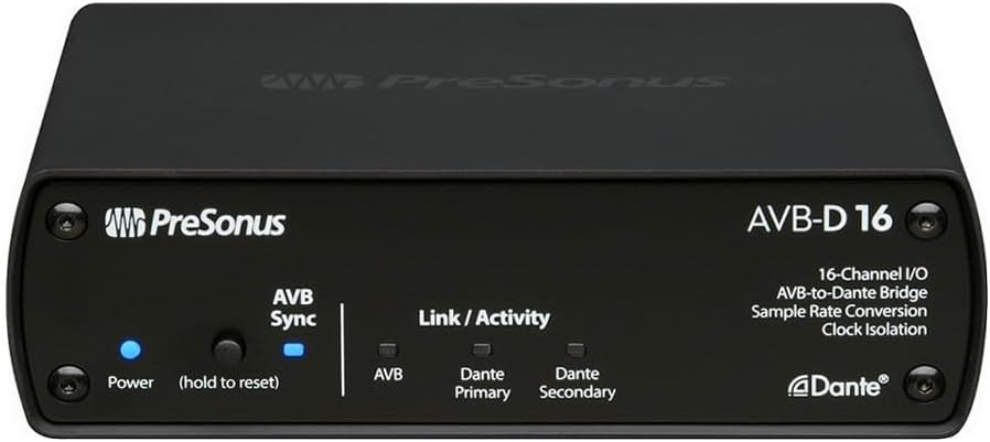 PreSonus AVB-D16 16x16 AVB-to-Dante Bridge
