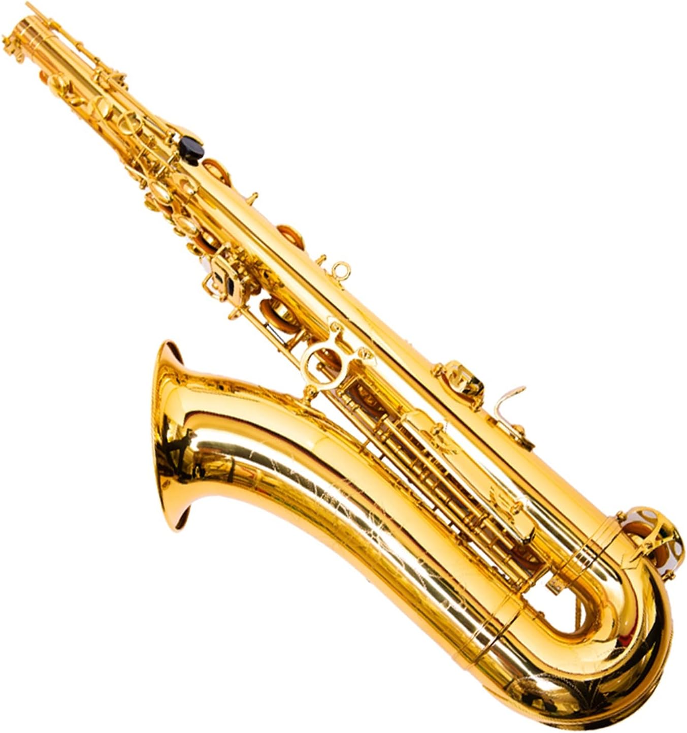 Sax Beginners Kit Professional Saxophone Gold Paint B Tone Beginner Flat Saxophone Mouthpiece Box Wind Instrument