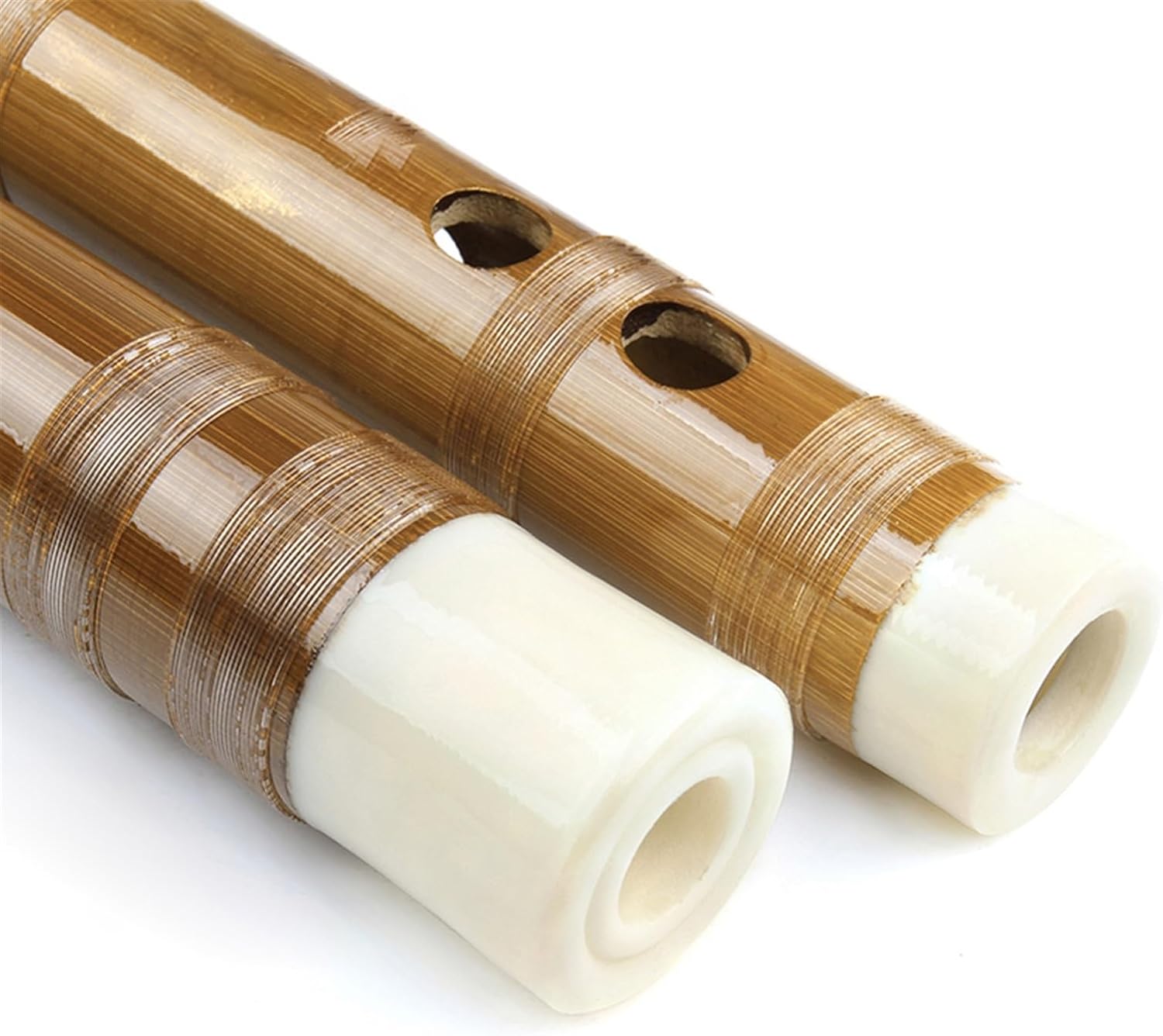 Bamboo flute, Bamboo Flute C/D/E/F/G Key Professional China Musical Wood Instrument Chinese Dizi Transversal Brass Beginners bamboo flute(G)