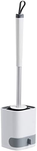 Bathroom Toilet Brush Holder with Holder Handle Soft Bristles Bathroom Cleaning Set Wall Mounted Toilet Bowl Accessories