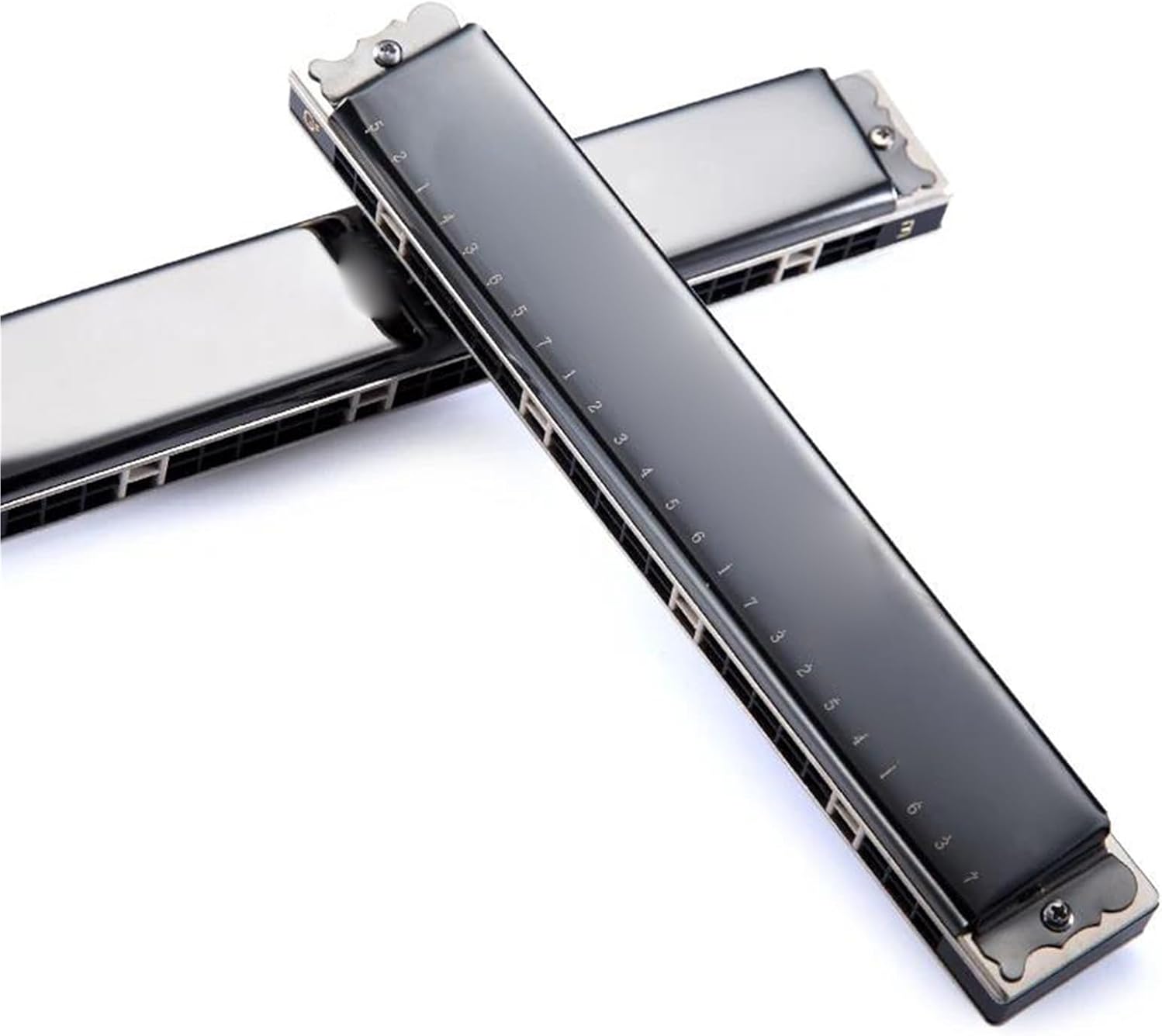 Musical Harmonica 24 Hole C Major Vibrato Harmonica Woodwind Instrument