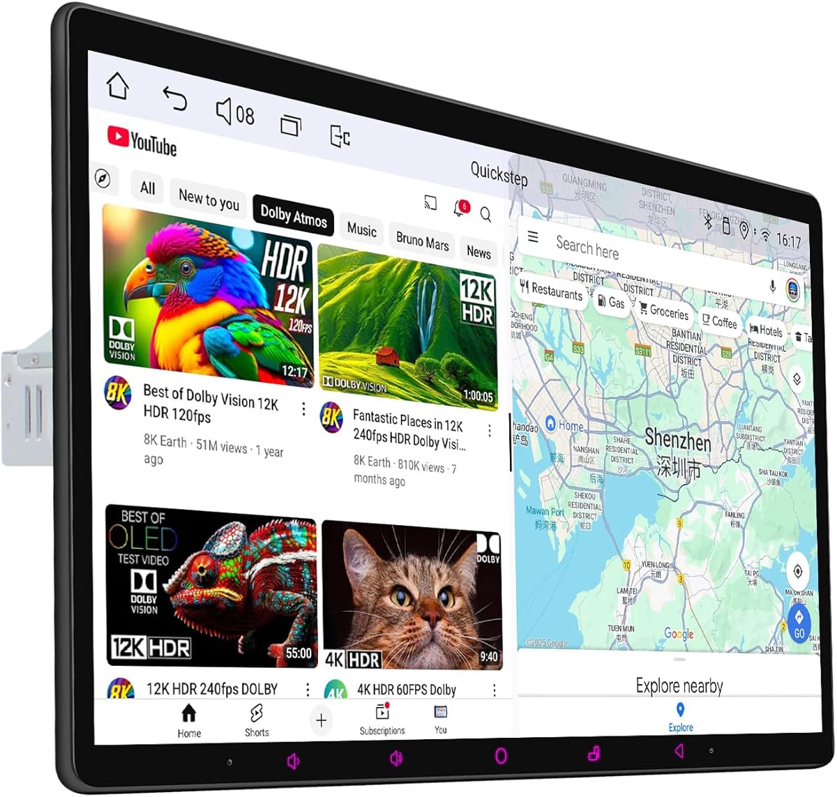 Joying Single Din Touchscreen Radio 15.1 Inch Car Stereo with Apple Carplay & Android Auto, 8GB+128GB Android 13 Head Unit with Mirror Link, AM/FM, Bluetooth, SWC, GPS(JY-UTS15N8)