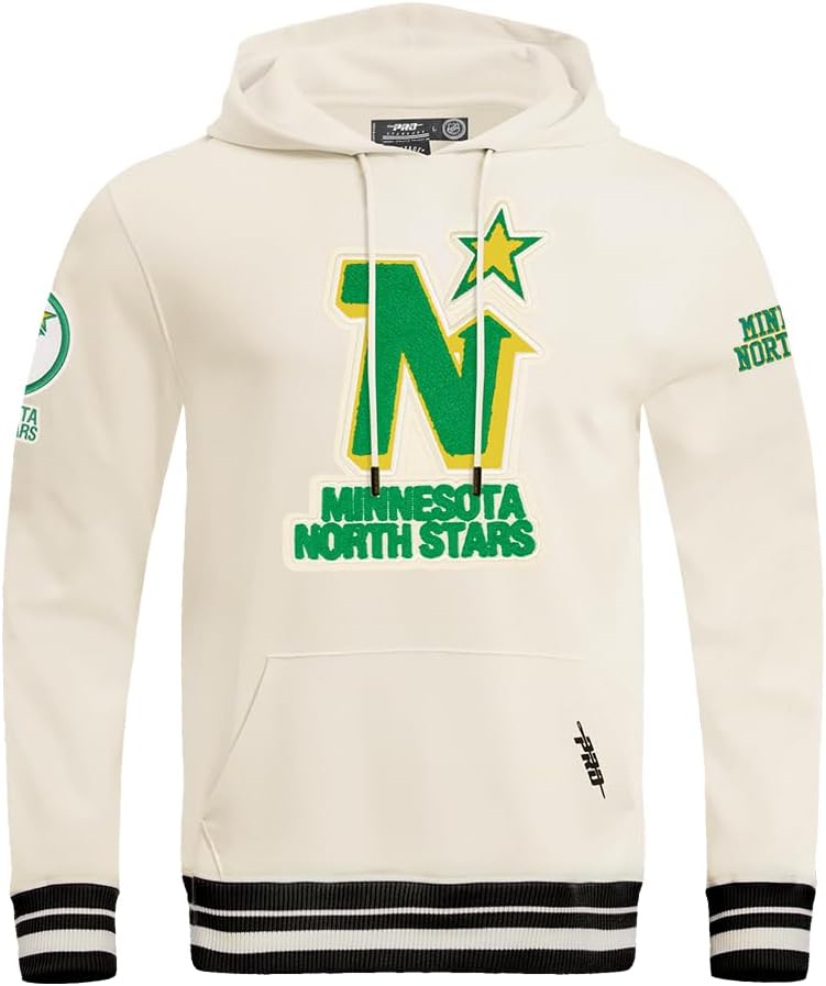 Pro Standard Mens NHL Retro Classics Brushed Back French Terry Pull Over Hoodie