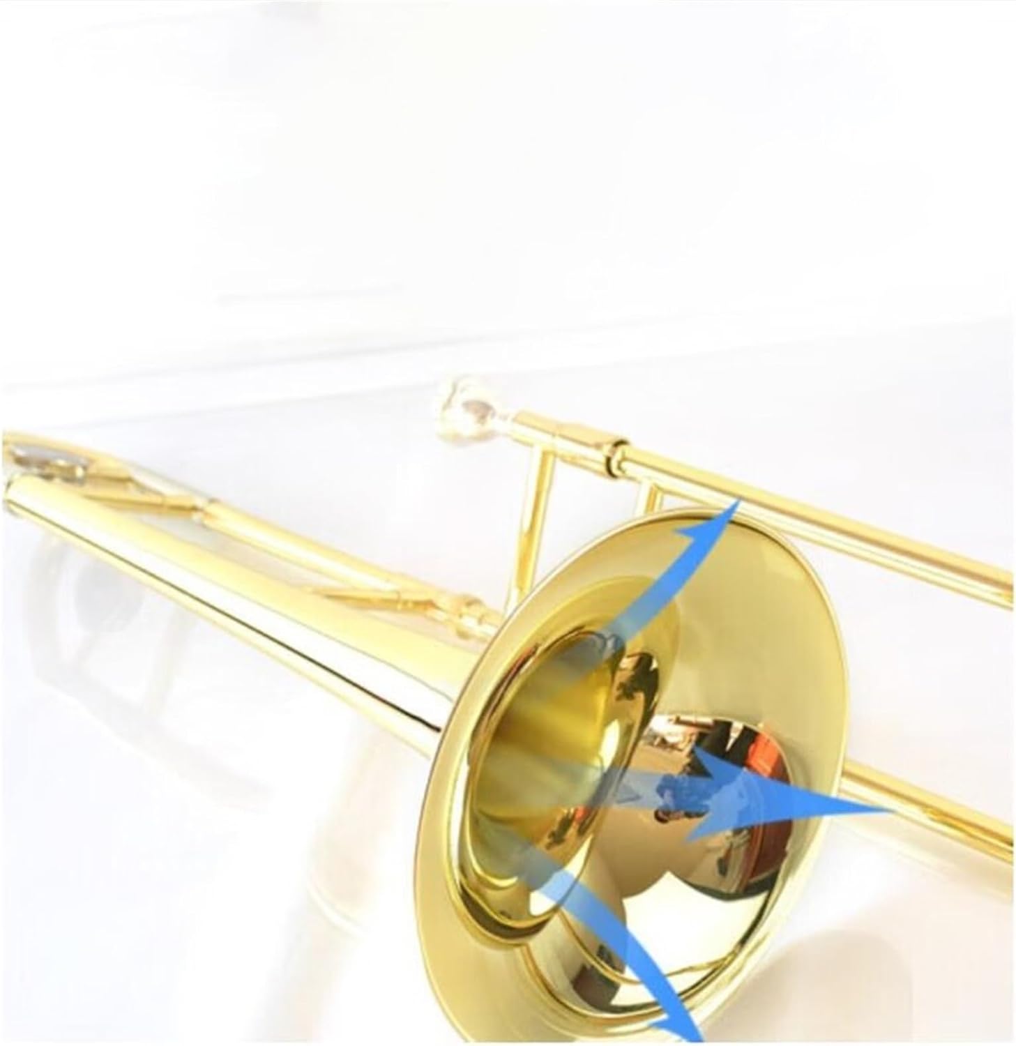Professionals euphonium B-flat Professional Brass Instrument Tenor Trombone Draw Pipe Playing Alto Trombone Brass Material(Tenor trombone)